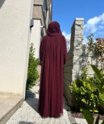 Neval Şifon Abaya 3 parça - Görsel 3
