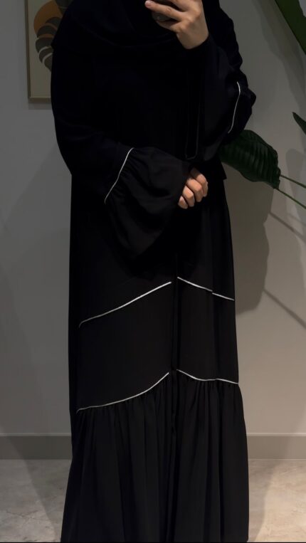 Nida Biyeli Abaya Siyah
