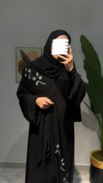 papatya taşlı abaya1
